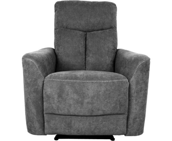 Recliner armchair GEMMA with manual mechanism, grey