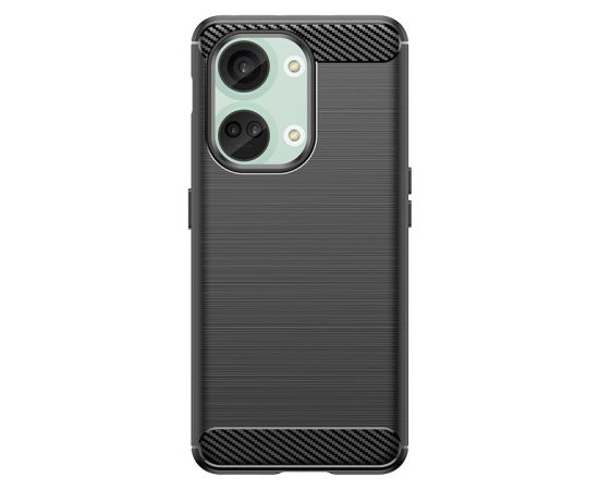 Силиконовый чехол Carbon Case для OnePlus Ace 2V|OnePlus Nord 3 - черный