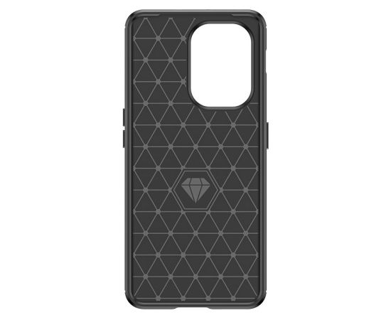 Силиконовый чехол Carbon Case для OnePlus Ace 2V|OnePlus Nord 3 - черный