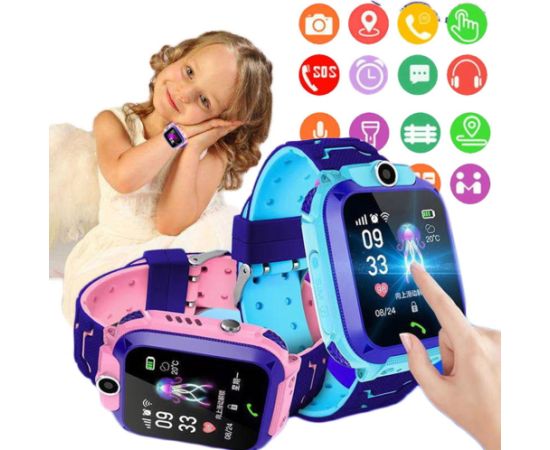 Bemi K1 See My Kid Wi-Fi / Sim GPS izsekošanas Bērnu Pulkstenis ar balss zvanu čatu un Kameru Rozā