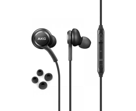 Samsung EO-IG955 AKG Tuned Universālas Stereo 3.5mm austiņas ar mikrofonu 1.2m vadu Melna (OEM)