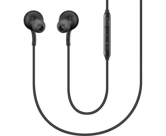 Samsung EO-IG955 AKG Tuned Universālas Stereo 3.5mm austiņas ar mikrofonu 1.2m vadu Melna (OEM)