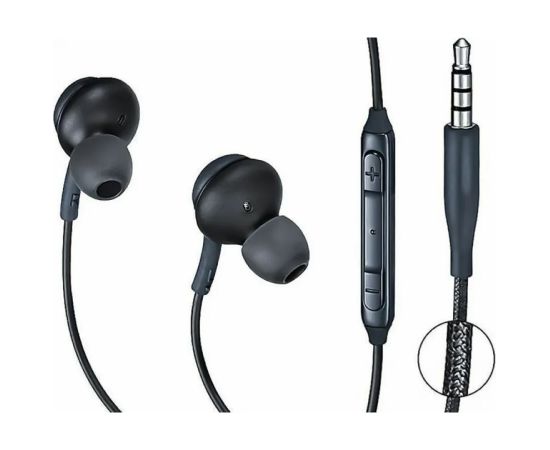 Samsung EO-IG955 AKG Tuned Universālas Stereo 3.5mm austiņas ar mikrofonu 1.2m vadu Melna (OEM)