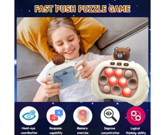 GameBox J317-1 Детская Pop It 200 уровней Игра развития Памяти и реакции (3 года+)