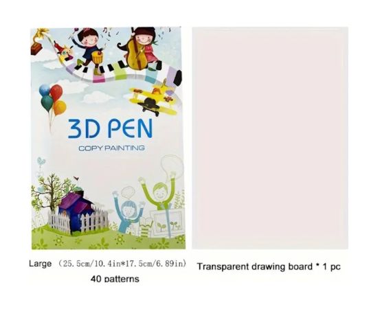 iLike S5 Книга-раскраска для фигурок 3D-печати ручкой 22 фигуры