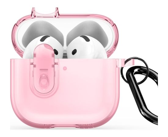 Duxducis Dux Ducis PECL PC+TPU Чехол-защита с крючком для Apple AirPods 4 Розовый