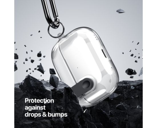 Duxducis Dux Ducis PECL PC+TPU Чехол-защита с крючком для Apple AirPods 4 Розовый