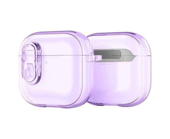 Duxducis Dux Ducis PECL PC+TPU Чехол-защита с крючком для Apple AirPods 4 Фиолетовый