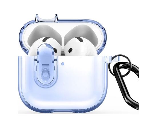 Duxducis Dux Ducis PECL PC+TPU Чехол-защита с крючком для Apple AirPods 4 Голубой