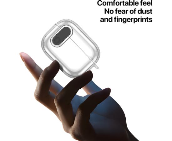 Duxducis Dux Ducis PECL PC+TPU Чехол-защита с крючком для Apple AirPods 4 Голубой