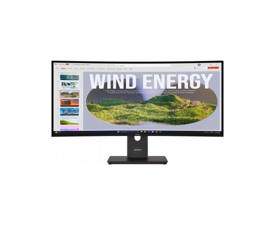 LENOVO 34" T34WD-40 CURVED WQHD 21:9 120HZ HDMI/DP/USB-C(96W)/RJ45