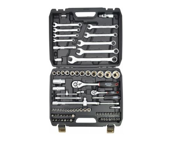 Atslēgu komplekts AWTools AW39082BL; 1/2''; 1/4''; 82 gab.