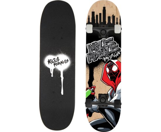 BIG WOODEN Skrituļdēlis SPIDERMAN MILES MORALES