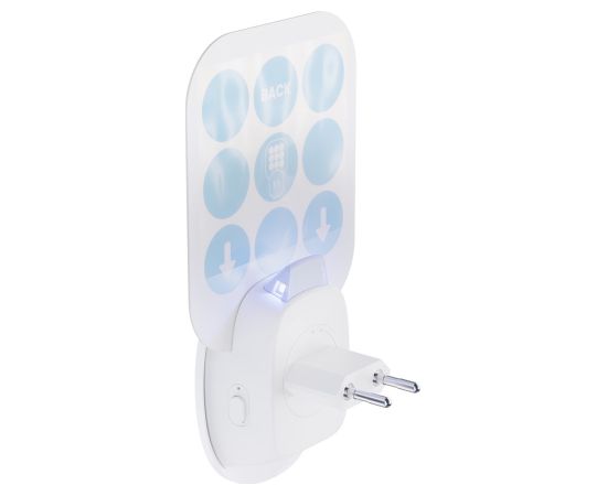 Noveen IKN905 Kukaiņu Nogalinošā Lampa 2in1 Kukaiņu Pievilcējs + Nakts Gaisma Ar Regulējamu Spraudni 3 Līdz 30m² Balts
