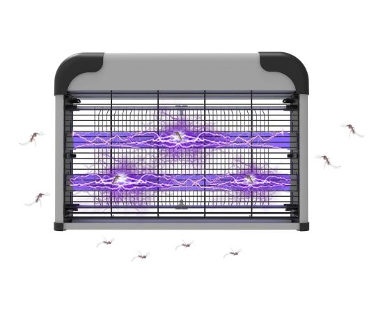 Noveen IKN220 Kukaiņu Nogalināšanas Lampa 2500V Klusa Darbība Līdz 40m² Iekštelpām Karājies vai Stāvēt Melns