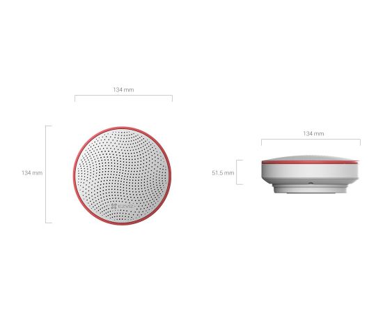Ezviz T9C Умная Уличная Сигнализация 90–105 дБ с регулируемым звуком для Шлюза A3 Белый