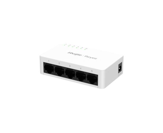 Ruijie RG-ES08G-L 8-портовый 10/100/1000 Мбит/с 4kV 16Гбит/с Не PoE переключатель белый