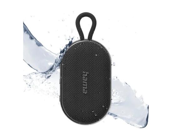 Hama   Buddy 3.0 Bluetooth® Loudspeaker, Waterproof IPX7, 6 W Black