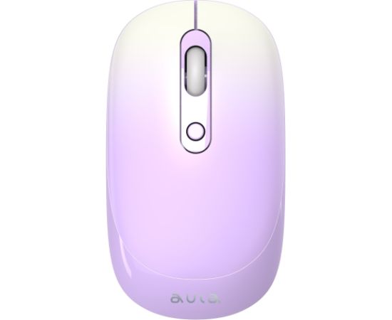 Aula AM207 2.4G Bezvadu Datora pele ar 4 pogām 800-1900dpi Violeta