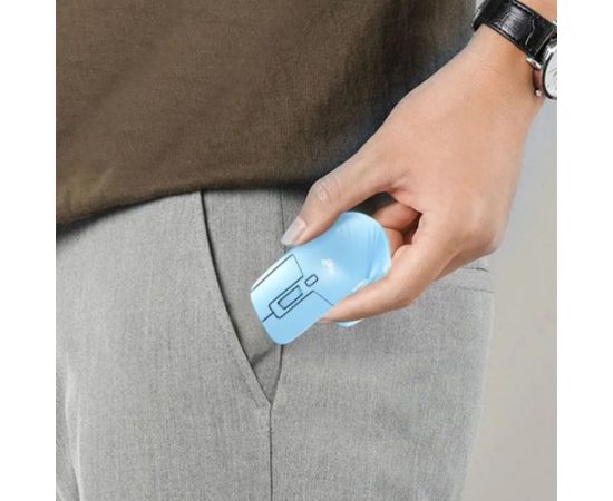 Aula SC150 Super Mini 2in1 2.4G Vadu bezvadu / Bluetooth + USB Vadu pele ar akumulatoru Zila