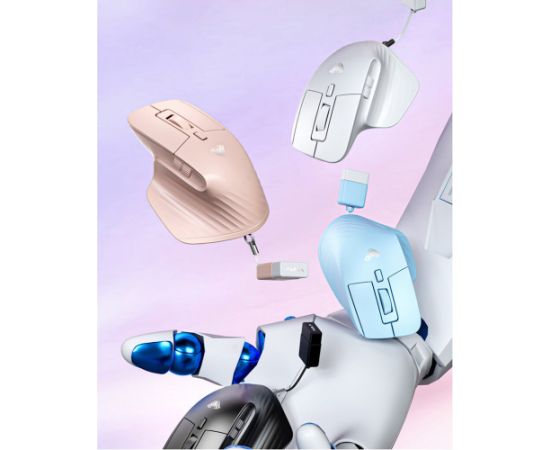 Aula SC150 Super Mini 2in1 2.4G Vadu bezvadu / Bluetooth + USB Vadu pele ar akumulatoru Zila