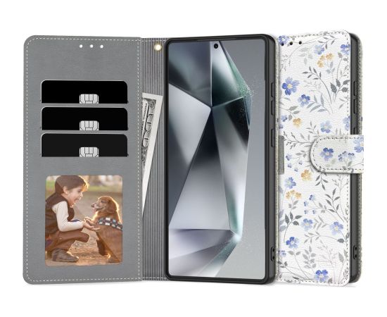 TECH-PROTECT WALLET GALAXY S25 ULTRA SPRING FLOWERS