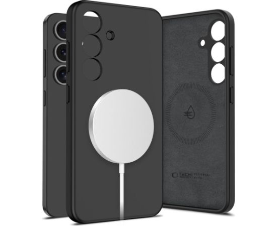 TECH-PROTECT LIQUID SILICONE MAGSAFE GALAXY S25+ PLUS BLACK