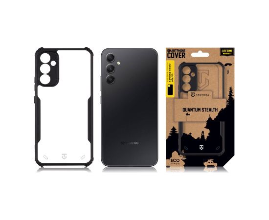 Tactical Quantum Stealth Cover for Samsung Galaxy A34 5G Clear|Black