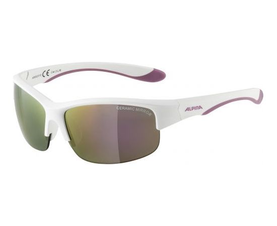 Alpina Sports Flexxy Youth HR CM / Balta / Purpura