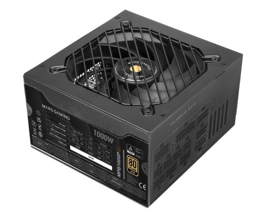Mars Gaming MPB1000PSI Fully Modular Power Supply 1000W ATX 3.1 / PCIe 5.1 / 140mm