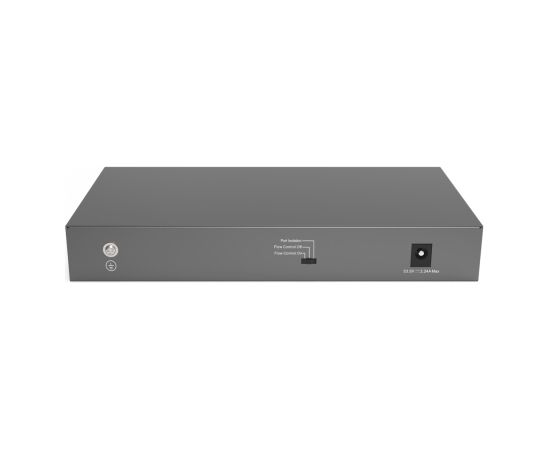 Ruijie RG-ES110D-P 8-port 10/100Mbps 6kV 5.6Gbps 8 PoE+ Slēdzis Melns