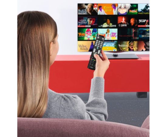 Hama Универсальный ИК Пульт Дистанционного Управления для Телевизоров Samsung С Функцией Обучения и Подсветкой Черный