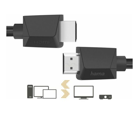 Hama Высокоскоростной HDMI Кабель 3м 4K Ultra HD HDR Ethernet Черный