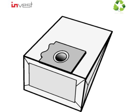 Invest Eko Papīra putekļu sūcēju maisi ZANUSSI Cyclone / EIO BS 83 (5gab.)