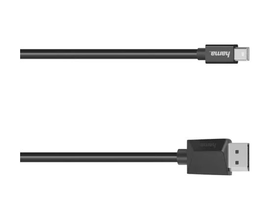 Hama Mini DisplayPort uz DisplayPort kabelis 4K Ultra HD 1.5m