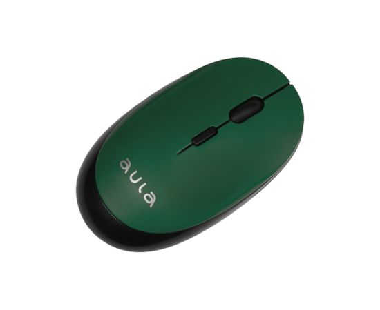 Aula AC306 2in1 2.4G Bezvadu Komplekts Tastatūra (EN/RUS) / Pele Zaļa