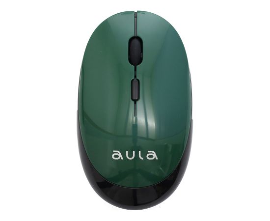 Aula AC306 2in1 2.4G Bezvadu Komplekts Tastatūra (EN/RUS) / Pele Zaļa