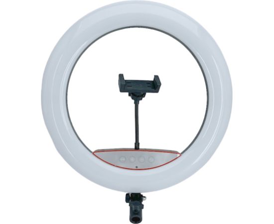 Elight SR14 36cm LED apgaismojuma gredzens ar viedtālruņa turētāju + 220V adapteri + Pults Melna
