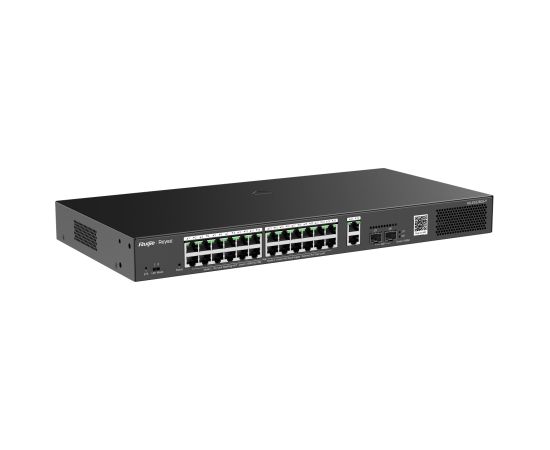 Ruijie RG-ES228GS-P 28-портовый гигабитный смарт облачный PoE+ коммутатор — черная версия