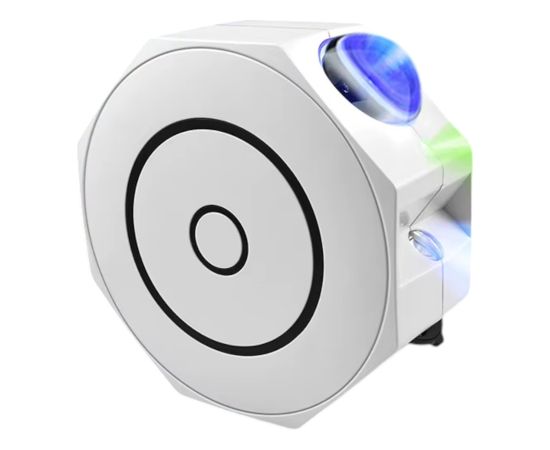 Elight O1 Octagon Lāzera Galaktikas Zvaigžņu Projektors ar Skaņu / Bluetooth Lietotnes Vadība & Tālvadība - Balts