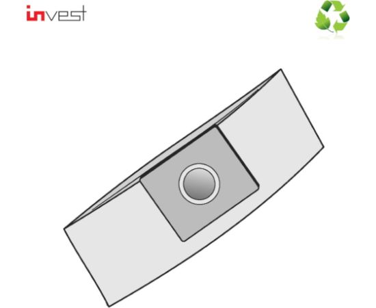 Invest Eco papīra putekļsūcēja maisi AEG / DE LONGHI / ELECTROLUX / HYUNDAI / PHILIPS (5gab.)