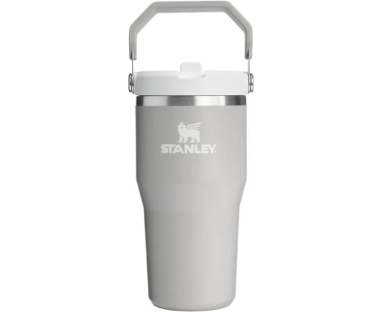 Stanley Termokrūze ar salmiņu The IceFlow Flip Straw 2.0 Tumbler 0,6L gaiši pelēka