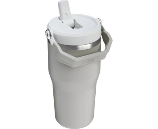 Stanley Termokrūze ar salmiņu The IceFlow Flip Straw 2.0 Tumbler 0,6L gaiši pelēka