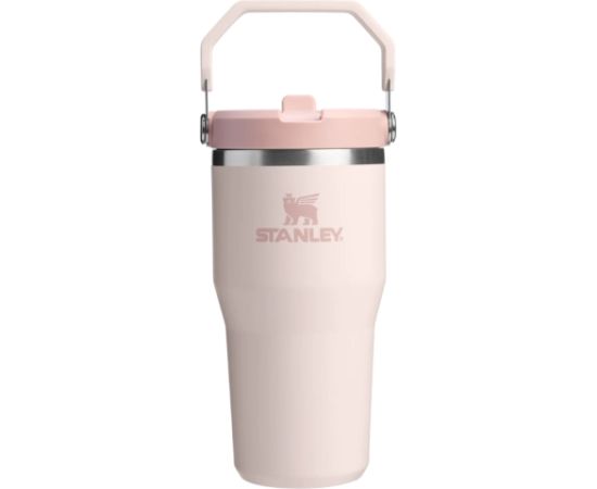 Stanley Термокружка с трубочкой The IceFlow Flip Straw 2.0 Tumbler 0.6L светло-розовая