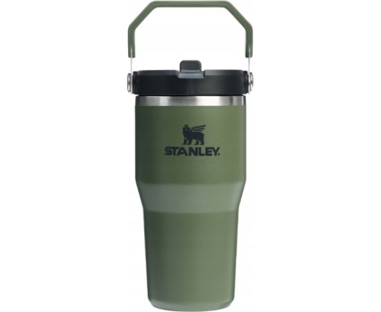 Stanley Termokrūze ar salmiņu The IceFlow Flip Straw 2.0 Tumbler 0,6L tumši zaļa