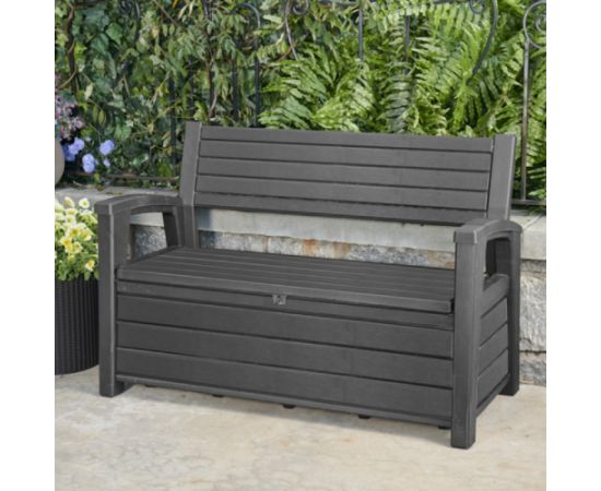 Keter uzglabāšanas sols Otter Bench 227L, pelēkā krāsā