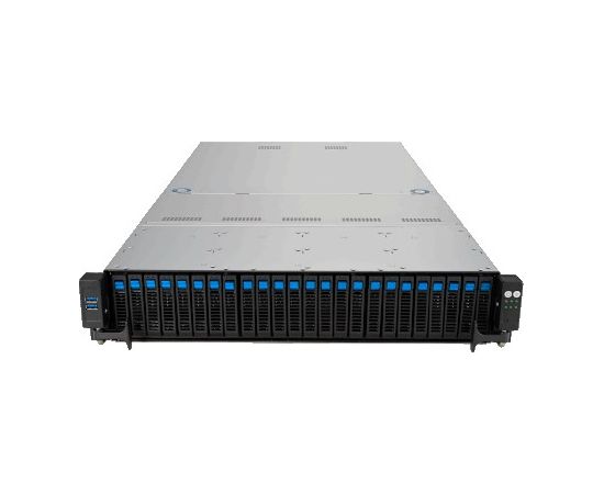 Platforma Asus Rack (2U) RS521A-E12-RS24U AMD Epyc 9005/9004 (16x NVMe/8x SATA HS, 2xM.2, 2x1Gbe, IPMI, 1+1 2000W)
