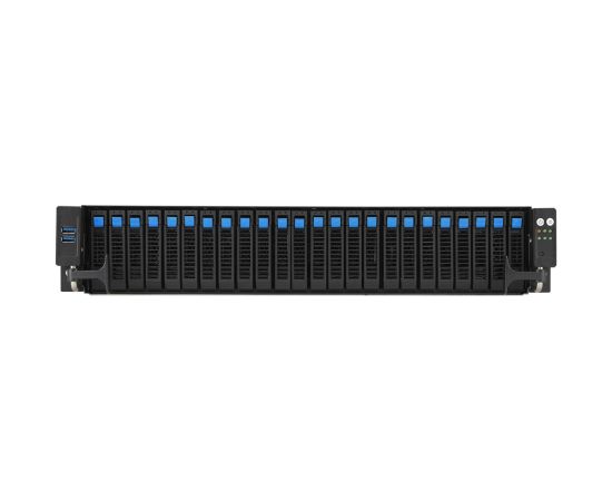 Platforma Asus Rack (2U) RS521A-E12-RS24U AMD Epyc 9005/9004 (16x NVMe/8x SATA HS, 2xM.2, 2x1Gbe, IPMI, 1+1 2000W)