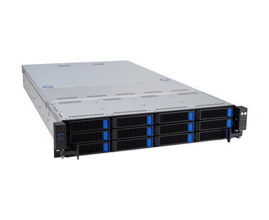 Platforma Asus Rack (2U) RS521A-E12-RS12U AMD Epyc 9005/9004 (12x NVMe/SATA HS, 2xM.2, 2x1Gbe, IPMI, 1+1 1600W)