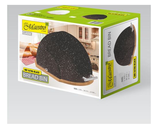 Maestro MR-1678G-BLACK Bread Loaf, black